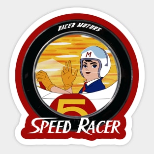 Speed Wave - White Font Sticker